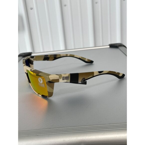 Kreedom Pinnacle Polarized Sunglasses Camo Frame Orange Lenses UV Protection NEW - Picture 2 of 6